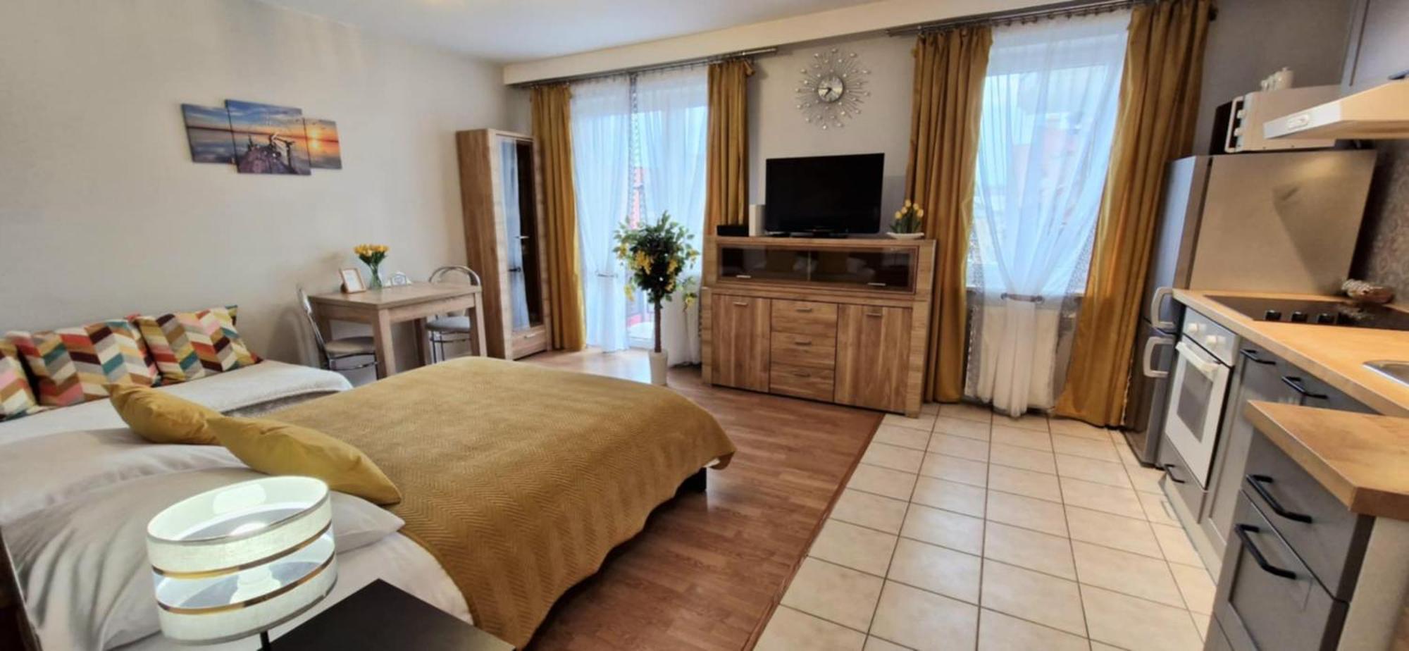 Cozy Modern Apartment Sunrise Studio 35M2 Balcony 3 Persons คราคูฟ ภายนอก รูปภาพ