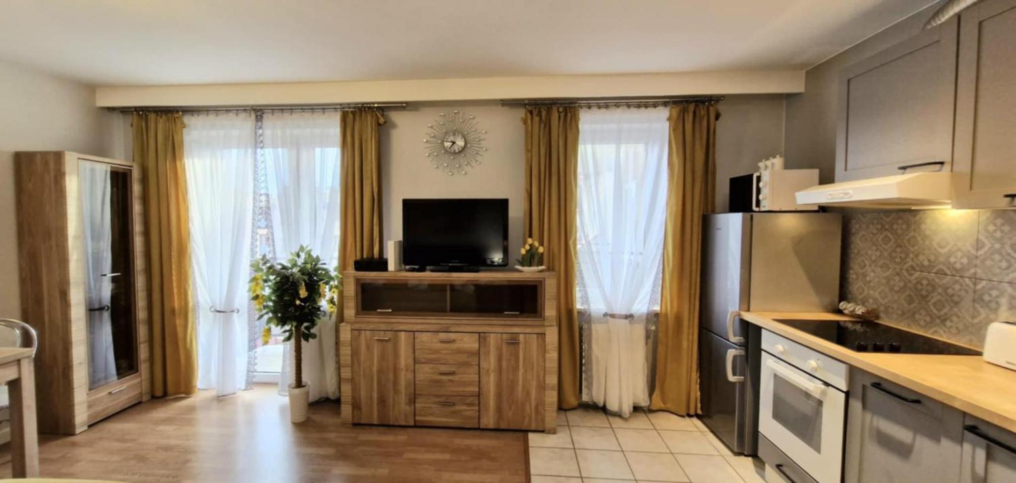 Cozy Modern Apartment Sunrise Studio 35M2 Balcony 3 Persons คราคูฟ ภายนอก รูปภาพ