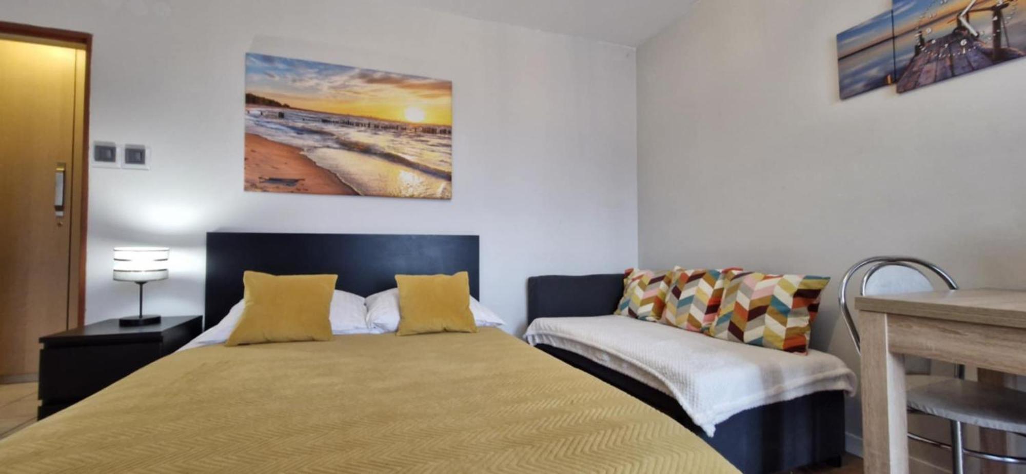 Cozy Modern Apartment Sunrise Studio 35M2 Balcony 3 Persons คราคูฟ ภายนอก รูปภาพ